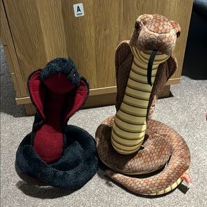 Snake plushies